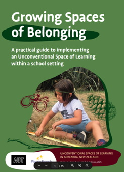 Growing Spaces of belonging Brochure cover